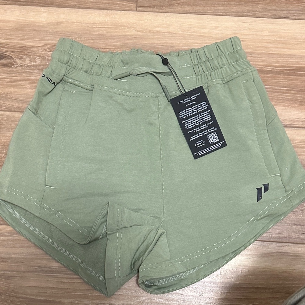 Olive Green Women's Athletic Shorts